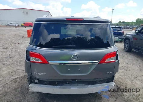 2014 Nissan Quest Sl z USA, uszkodzony, nr VIN JN8AE2KP2E9102032